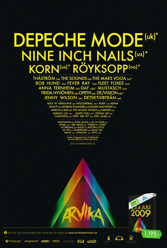 Affisch Arvikafestivalen 2009.