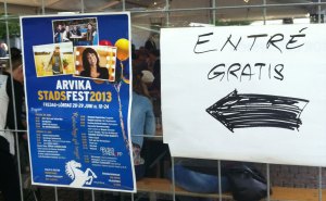 Program för Arvika stadsfest 2013. Foto: David Fryxelius.