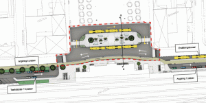 Nytt busstorg i Arvika. Foto: Arvika kommun.
