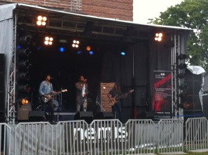 Fountain Guard på Arvika Hamnfest 2013. Foto: David Fryxelius.