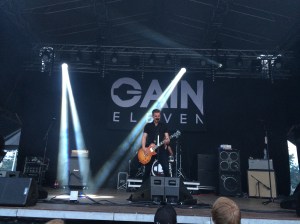 David Flognman i Gain Eleven på Arvika Stadsfest 2014. Foto: David Fryxelius.