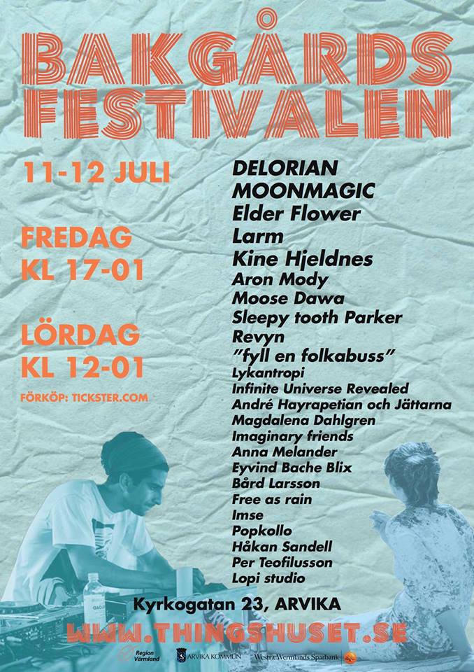 Affisch Bakgårdsfestivalen 2014.