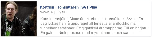Tonsättaren - skärmdump från Facebook