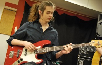 Solbergagymnasiets musikesteter. Foto: David Fryxelius.