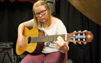 Solbergagymnasiets musikesteter. Foto: David Fryxelius.