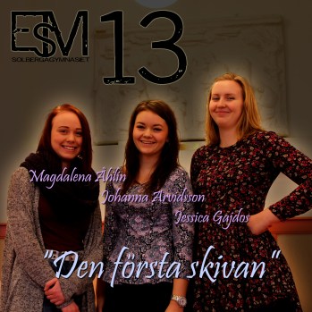 Solbergagymnasiets musikesteternas skivomslag till "Den första skivan".