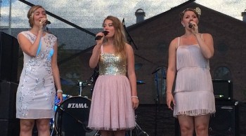 Hebbe Sisters på Arvika stadsfest 2015. Foto: David Fryxelius.