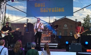 Soul Salvation på Arvika stadsfest 2015. Foto: David Fryxelius.