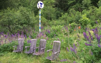 Tunnelbaneskylten - en klassisk vy från Silence Studio i Koppom. Foto: David Fyxelius.