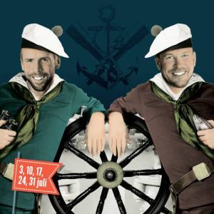 Allsångskryss med Johan Östling och Björn Starrin. Foto: Olssons Brygga.