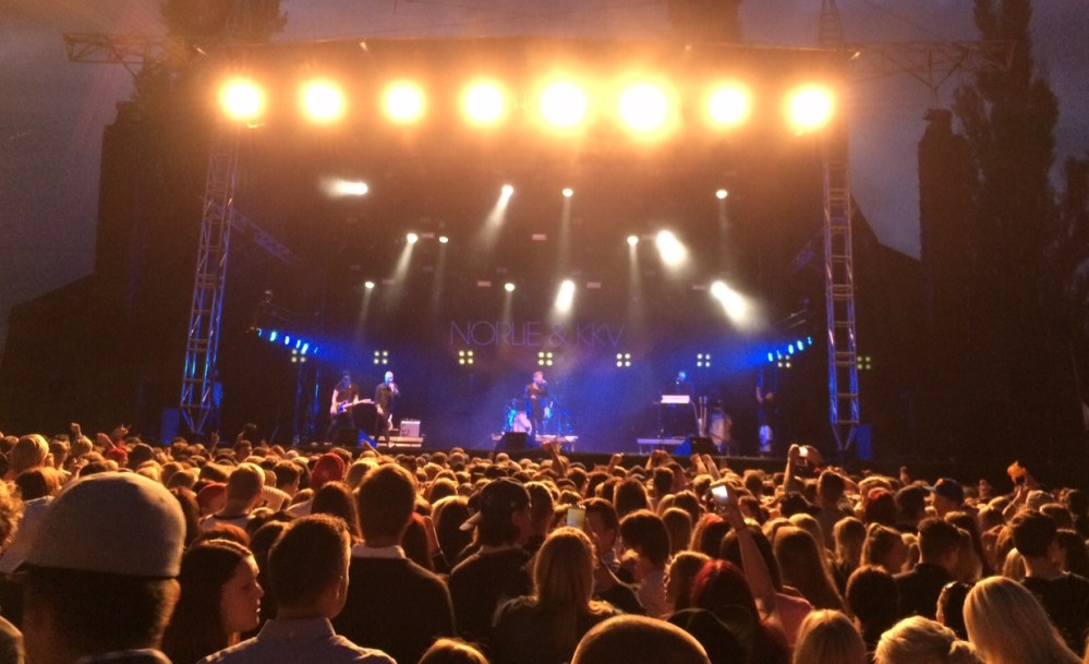 Norlie & KKV på Arvika Hamnfest 2015. Foto: David Fryxelius.