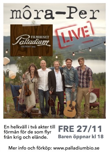 môra-Per spelar på Palladium. Foto: môra-Per.