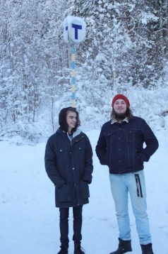 Pettson och Paul utanför Silence studios. Foto: David Fryxelius.