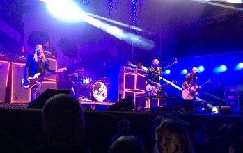 Backyard Babies på Arvika Hamnfest 2016. Foto: David Fryxelius.