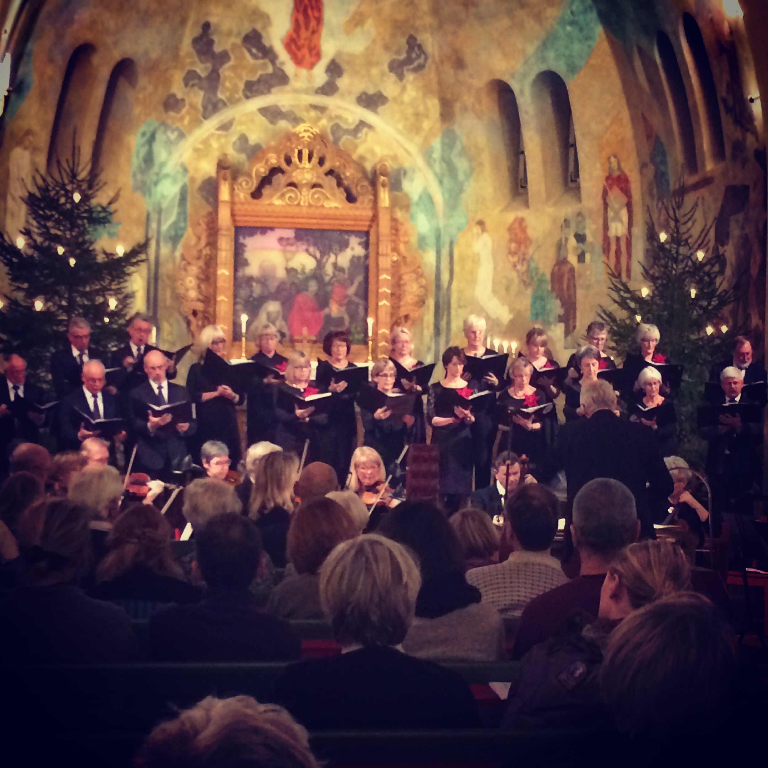 Julkonsert med Arvika Stråkorkester och Arvika Kammarkör. Foto: David Fryxelius.