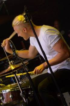 Hannes Liljedahl i Gain Eleven på Emergenza Festival i Tyskland. Foto: Lorenzo Desiati.