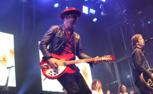 Musiker på Per Gessles konsert på Arvika Hamnfest 2017. Foto: David Fryxelius.