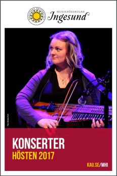 Musikhögskolan Ingesunds konsertkatalog för hösten 2017.