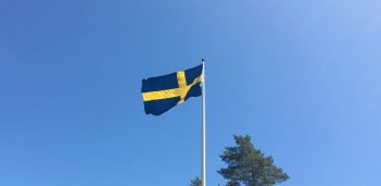 Svenska flaggan. Foto: David Fryxelius.