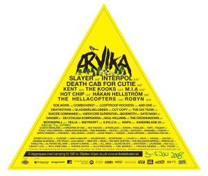 Affisch Arvikafestivalen 2008.