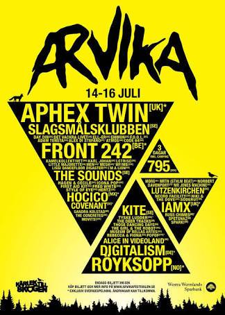 Affisch Arvikafestivalen 2011.