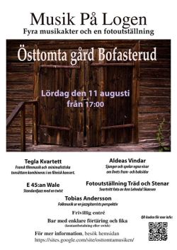 Affisch Musik på logen 2018.