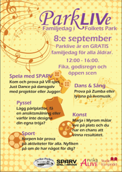 Affisch Parkliv(e) - dag.