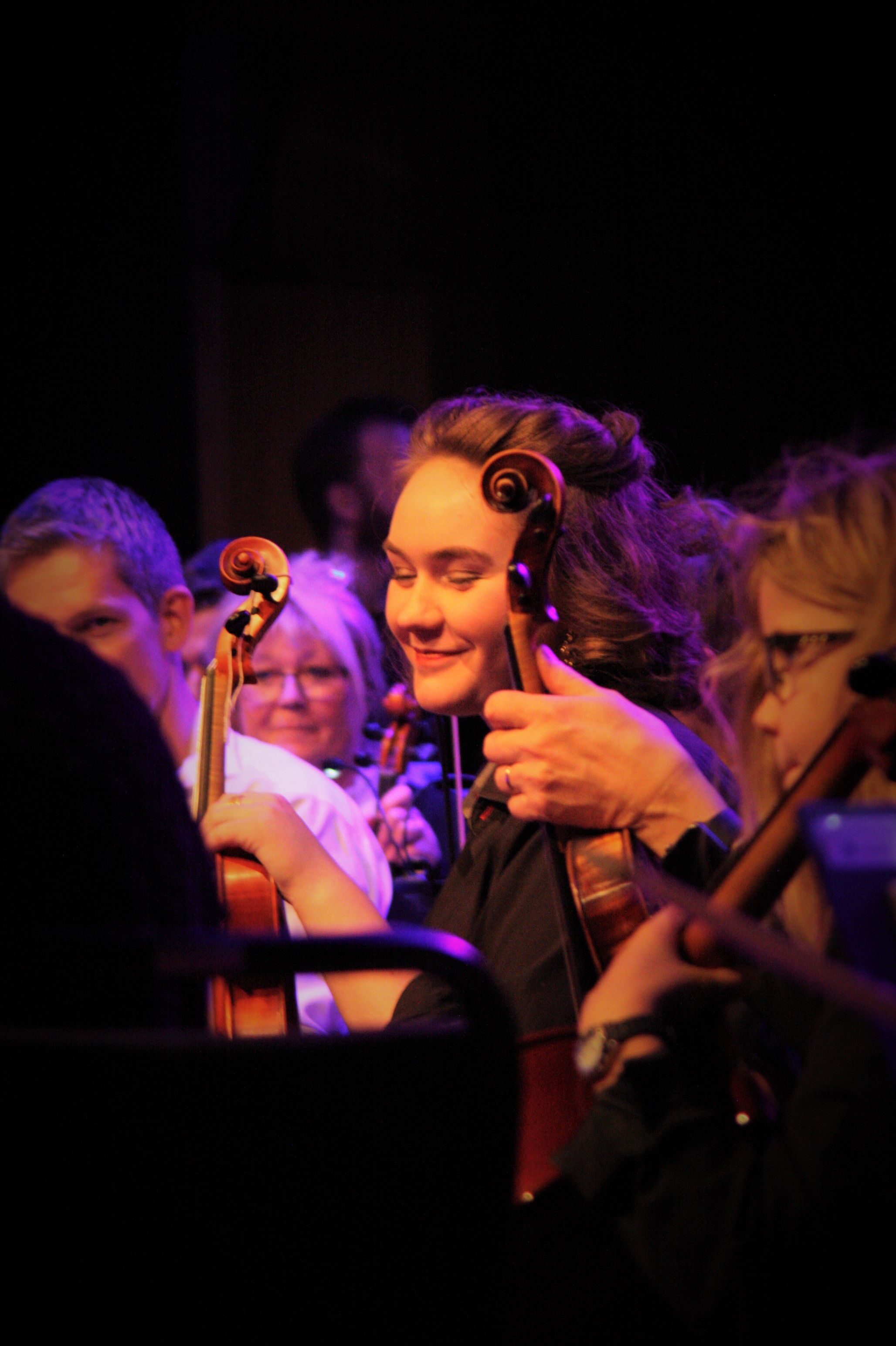 Musikskolans symfoniorkester tolkar Queen. Foto: David Fryxelius.