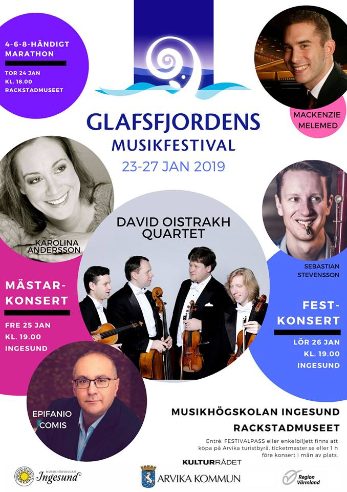 Affisch Glafsfjordens musikfestival 2019.