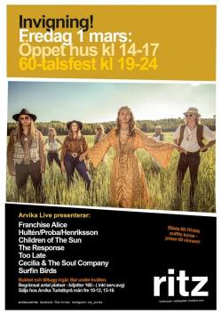 Affisch invigning av nya Ritz.