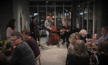 Rebecca Proba, Robert Henriksson och Martin Hultén på invigningen av Ritz 2019. Foto: David Fryxelius.