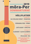 Affisch môra-Per sommarturne 2019.