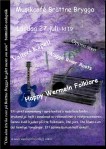 Affisch Musikfest Brättne brygga 27 juli 2019.