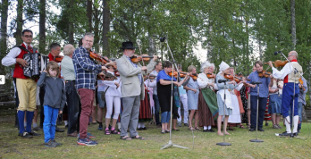 Brunskogs spelmanslag. Foto: Brunskogs hembygdsförening.