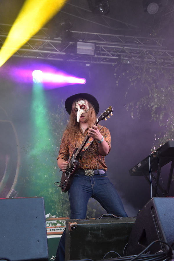 Jacob Hellenrud i Nephila på Arvika Hamnfest 2019. Foto: David Fryxelius.