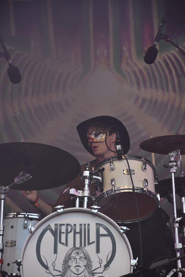 Johan Lööf i Nephila på Arvika Hamnfest 2019. Foto: David Fryxelius.