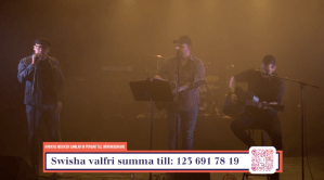 Pärra Eriksson, Chris Edgar & Strandberg på insamlingsgalan "Music against Covid-19".