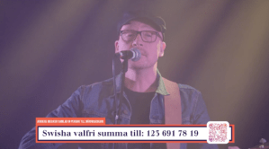 Pärra Eriksson på insamlingsgalan "Music against Covid-19".