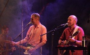 Johan Östling och Björn A. Ling på Allsångskryssning på Piren Live 2020. Foto: David Fryxelius.