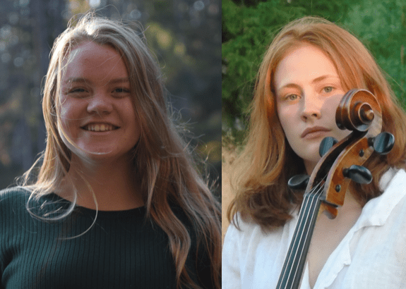 Mirja Backlund och Freja Apelkvist.