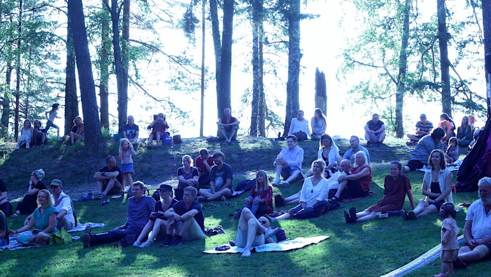 Publik på Viksholmsfestivalen 2021. Foto: David Fryxelius.