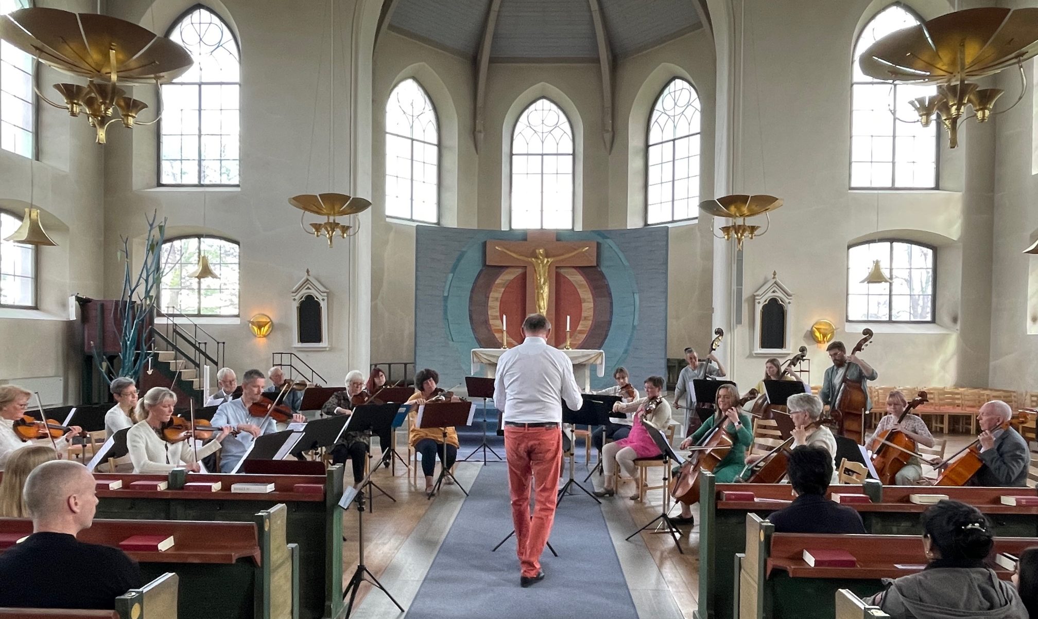 Arvika Stråkorkester och Ungdomsstråket. Foto: David Fryxelius.