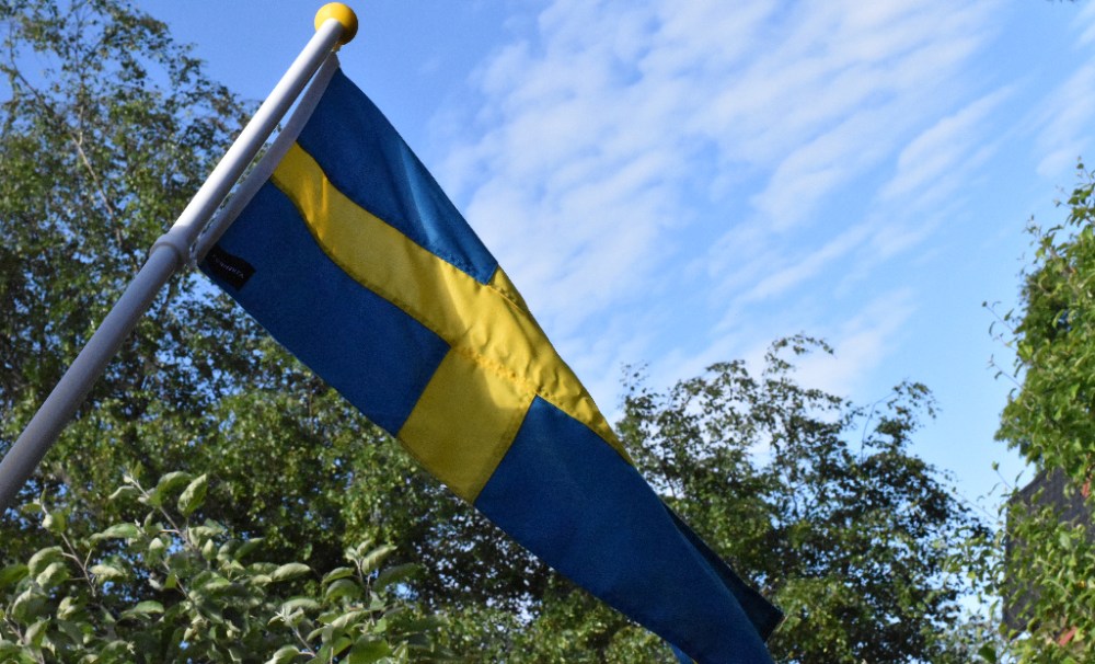 Flagga. Foto: David Fryxelius.