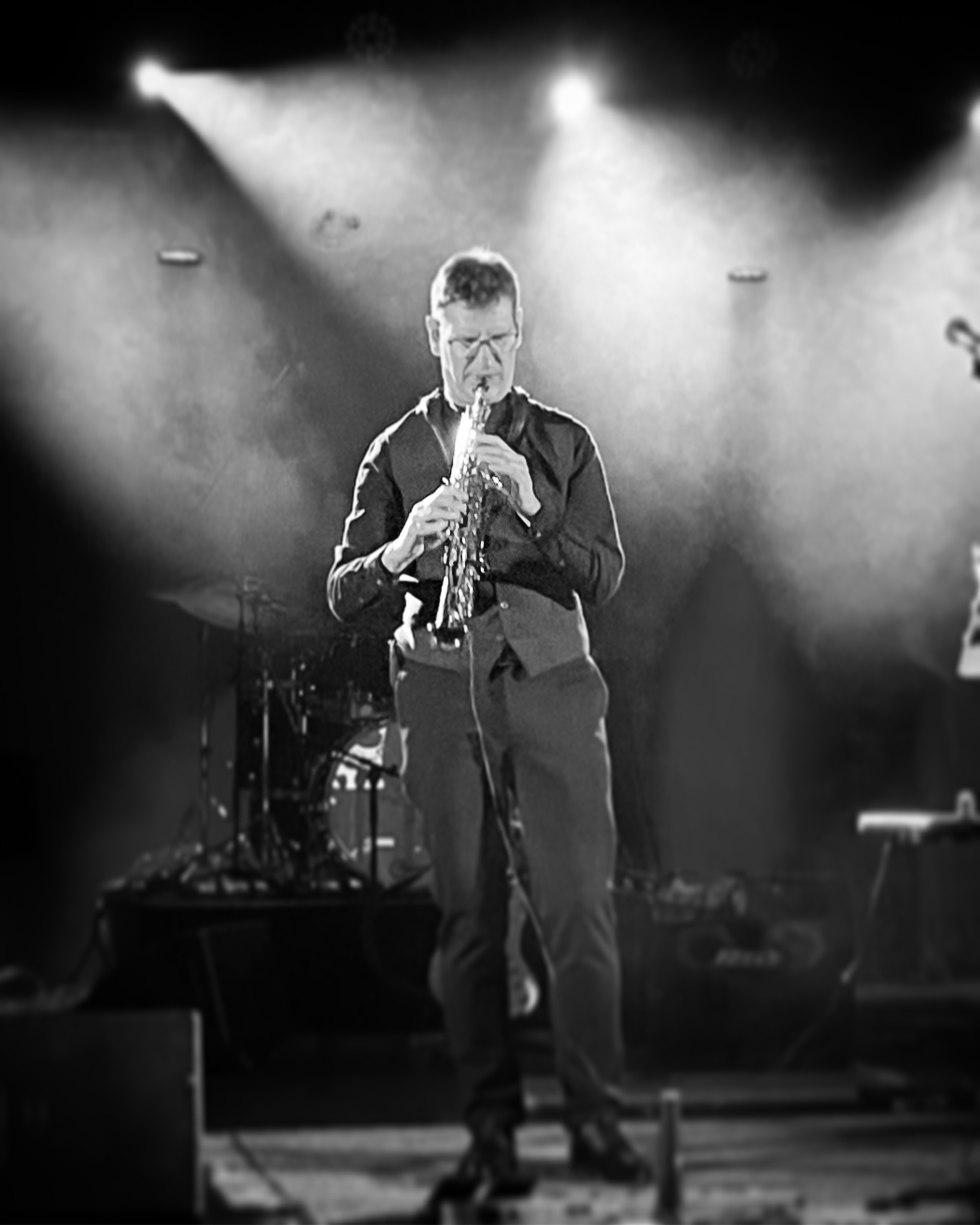 Mats Liljedahl med vänner på Ritz. Foto: David Fryxelius.