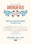Affisch: Arvikafolk 29 september 2023