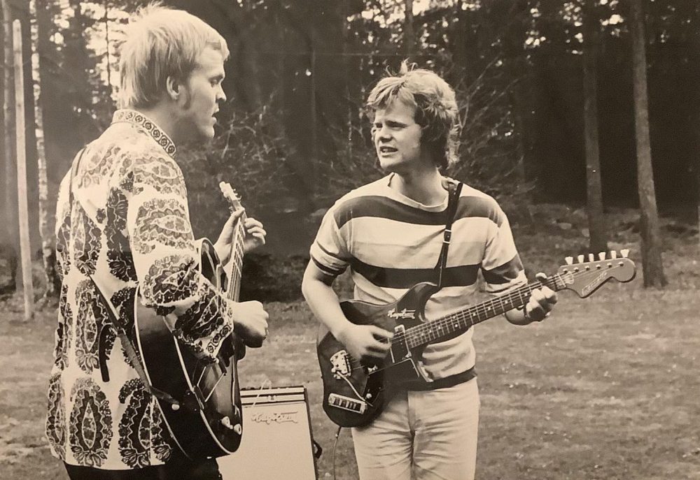 Lennart och Valter (th) Fryxelius, cirka 1970. Foto: privat.