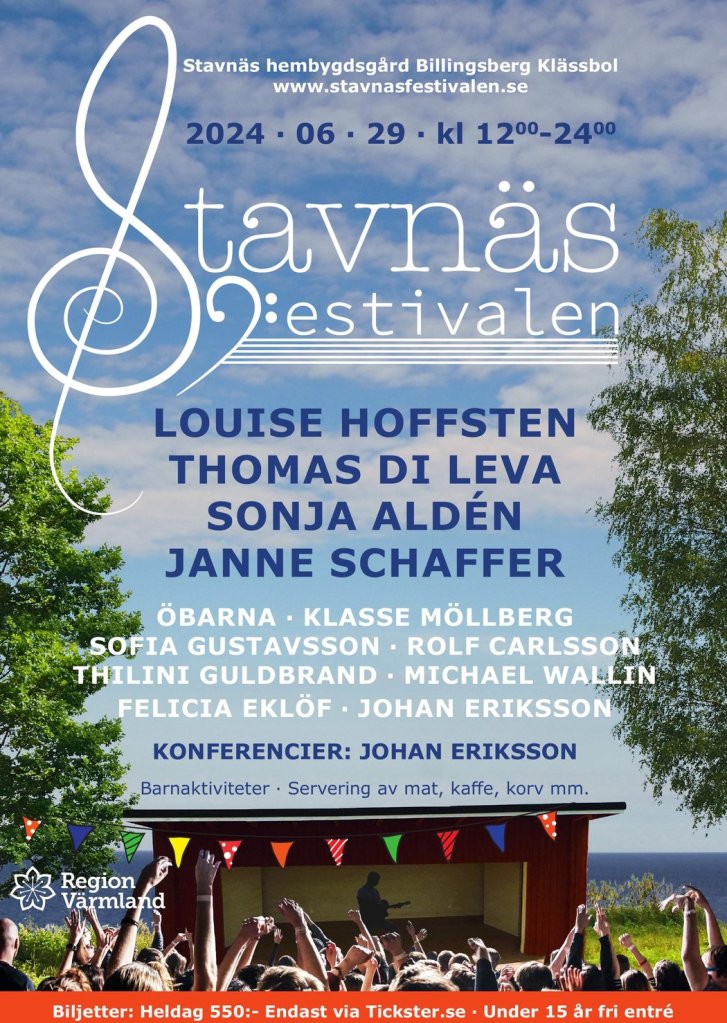 Affisch: Stavnäsfestivalen 2024.