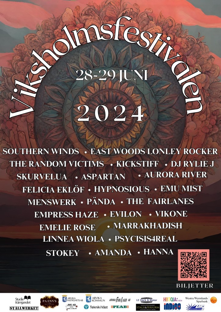Affisch: Viksholmsfestivalen 2024.