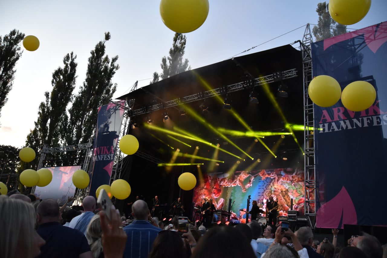 Lars Winnerbäck på Arvika Hamnfest 2024. Foto: David Fryxelius.
