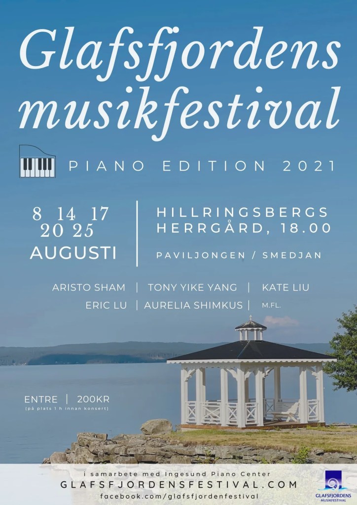 Affisch: Glafsfjordens Musikfestival 2021.
